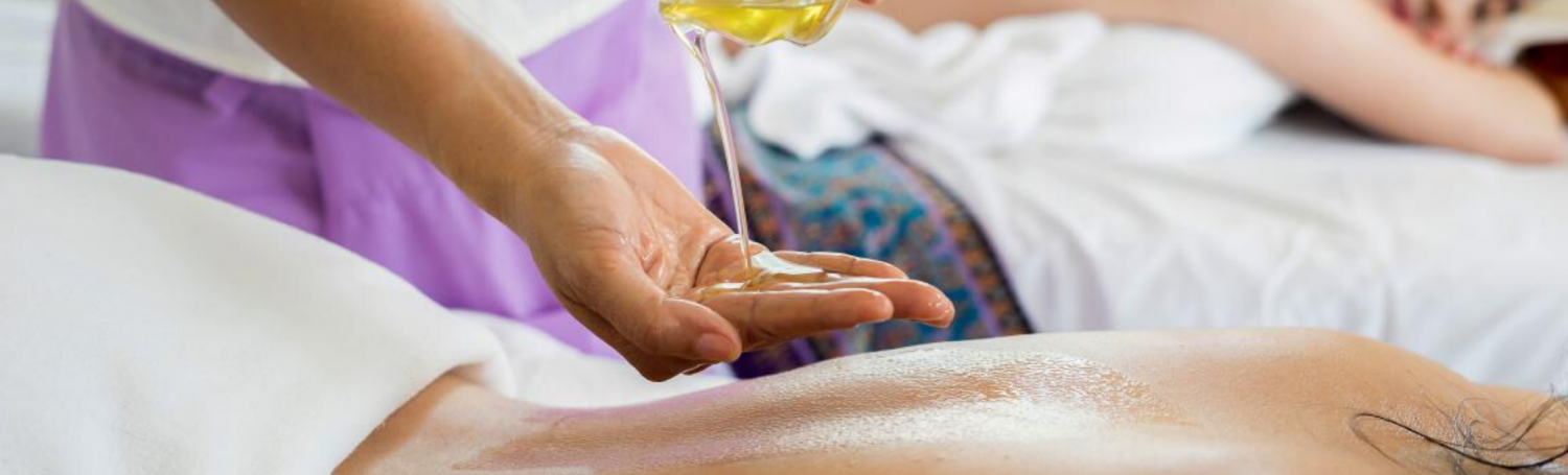 Massage détente aux huiles